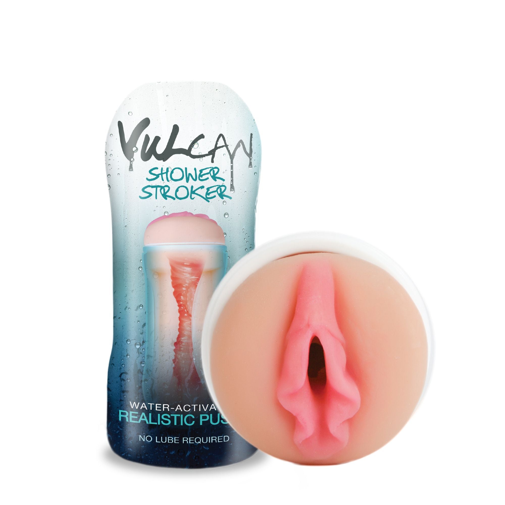 Get the Vulcan CyberSkin H2O Shower Stroker - Realistic Pussy at Castle  Megastore