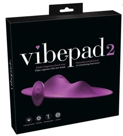 VibePad 2 Grinding Warming Tongue Vibrator with Remote - Purple