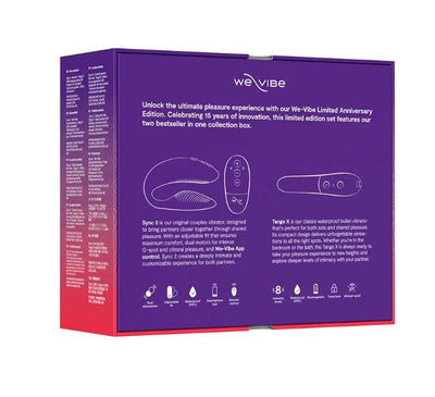 We-Vibe 15th Anniversary Collection Vibrator Set - Sync 2 & Tango X