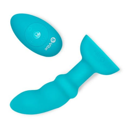 BVibe Remote Control Rimming P-Spot Snug Plug - Blue