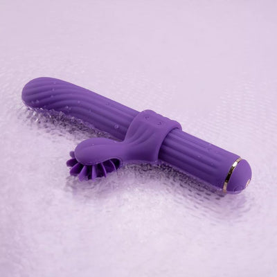 Otouch Magic Stick Multi Functioning Vibrator With 4 Attachments- Purple