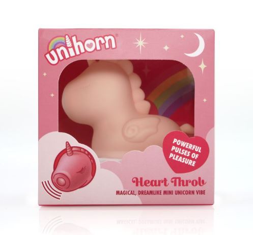 Creative Conceptions Unihorn Heart Throb Pulsating Unicorn Mini Vibrator