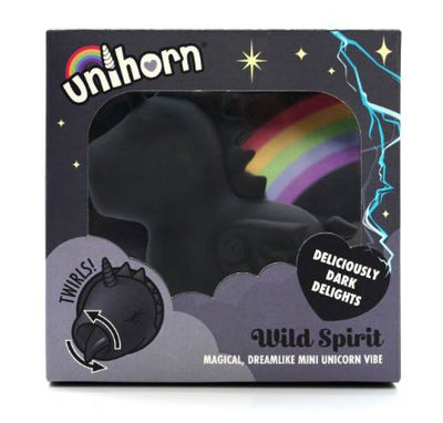 Creative Conceptions Unihorn Wild Spirit Mini Unicorn Vibrator - Black