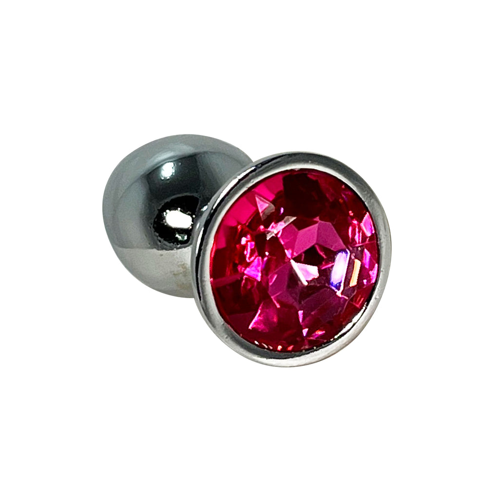 ANAL PLUG CHROME SM PINK