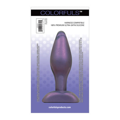 Colorfuls Shades of Silk Medium Purple Butt Plug