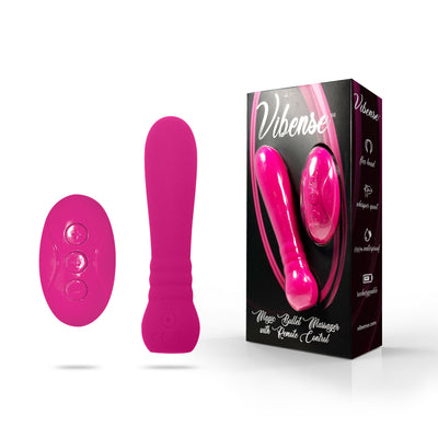 Vibense Bullet Vibrator with Remote Control - Pink