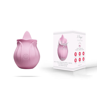 Le Tongue Clitoral Vibrator - Light Pink