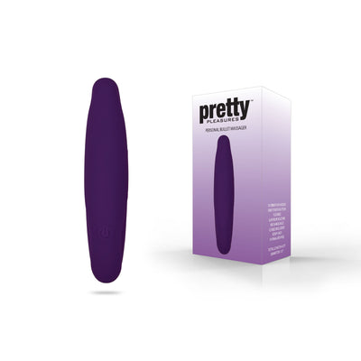 Pretty Pleasures Flex Bullet Massager Vibrator - Violet