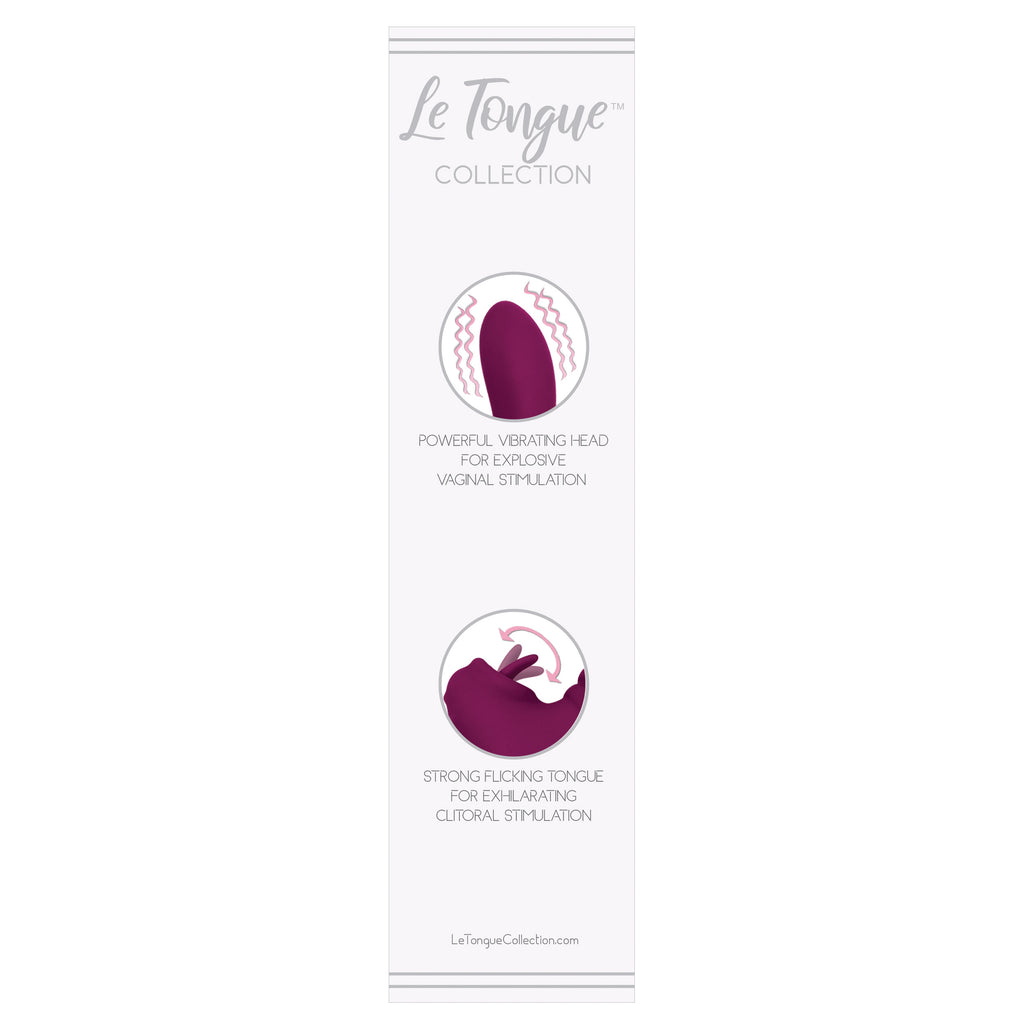 Le Tongue Flicker Clitoral & G-Spot Vibrator