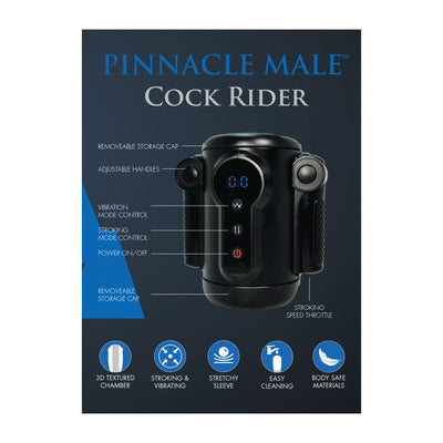 Pinnacle Male Cock Rider Plus Speed Throttle Masturbator