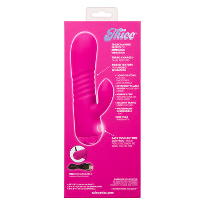 Thicc Pink Chubby Honey Dual Motor Massager Vibrator