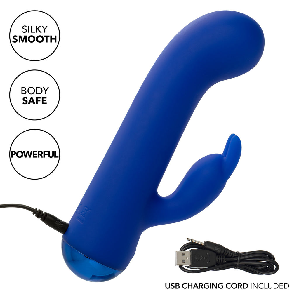 Thicc Blue Chubby Bunny Dual Motor Massager Vibrator