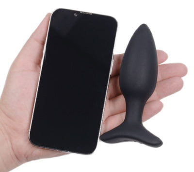 Lovense Hush 2 Vibrating Butt Plug Black - 1.75