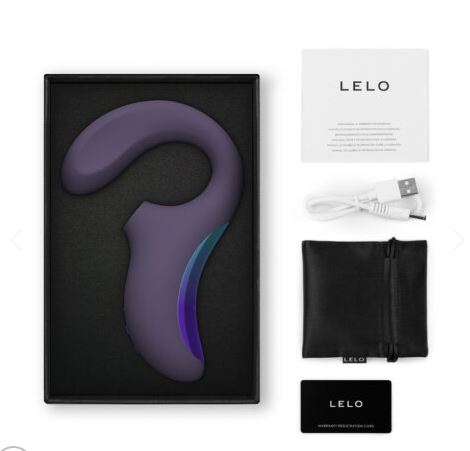 Lelo Enigma Wave Dual Stimulation Triple Motor Vibrator - Cyber Purple