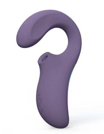 Lelo Enigma Wave Dual Stimulation Triple Motor Vibrator - Cyber Purple