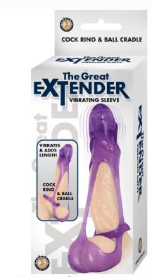 Nasstoy Great Extender Vibrating Sleeve - Purple