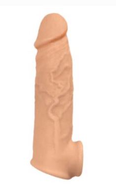 Nasstoys Natural Realskin Vibrating Penis Xtender - White