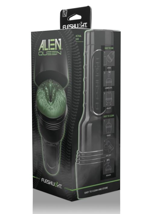 Fleshlight Freaks Alien Queen Texured Masturbator Stroker - Green