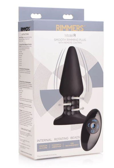 Model R Smooth Vibrating Rimming Butt Plug With Remote Control