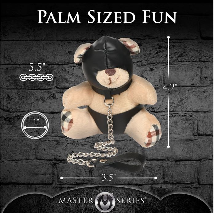 Master Series Hooded Plush Teddy Bear Keychain