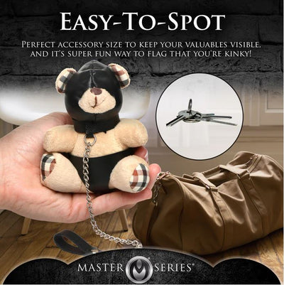 Master Series Hooded Plush Teddy Bear Keychain