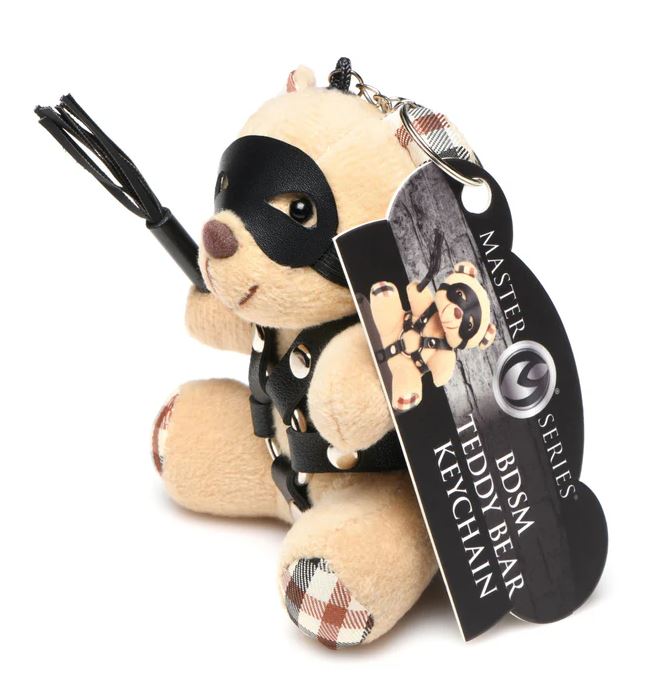 Master Series BDSM Plush Teddy Bear Keychain