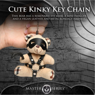 Master Series BDSM Plush Teddy Bear Keychain