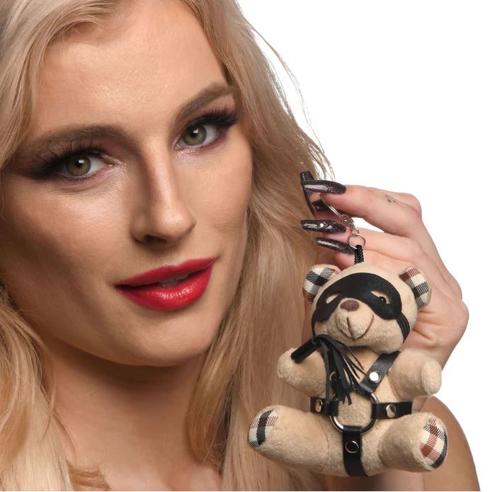 Master Series BDSM Plush Teddy Bear Keychain