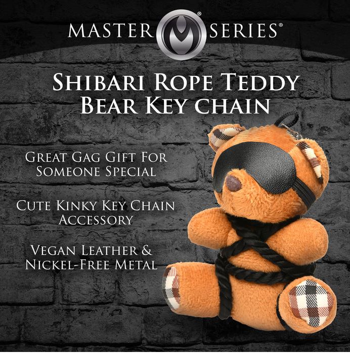 Master Series Rope Plush Teddy Bear Keychain