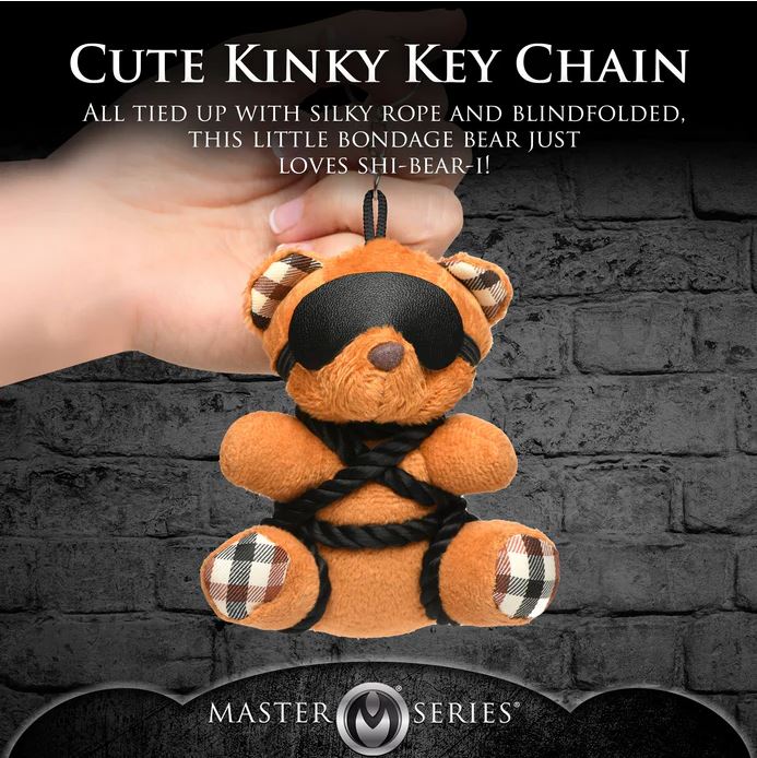 Master Series Rope Plush Teddy Bear Keychain