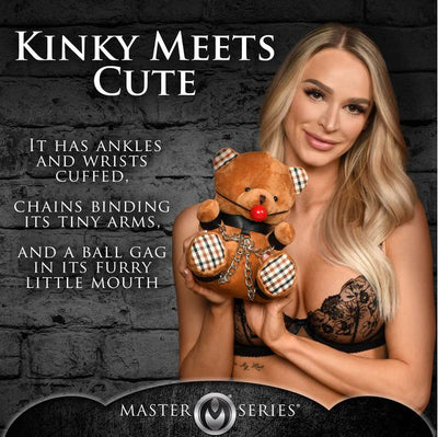 Master Series Gagged Teddy Plush Bear