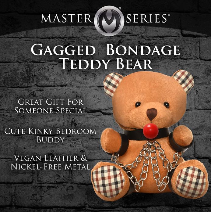 Master Series Gagged Teddy Plush Bear