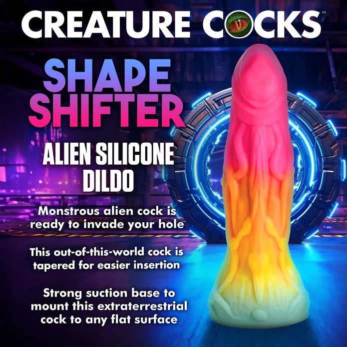 SHAPE SHIFTER FANTASY ALIEN SILICONE DILDO