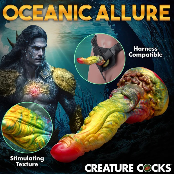 MAJESTIC MERMAN SILCONE FANTASY DILDO