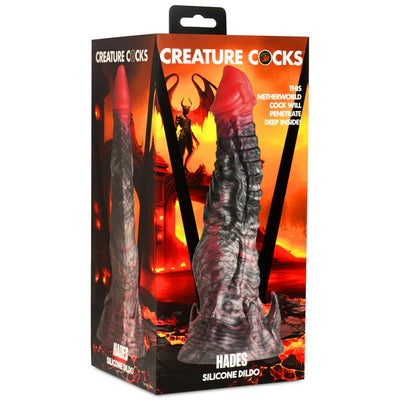 HADES SILICONE DILDO - LARGE - Packaging (Retail Box)