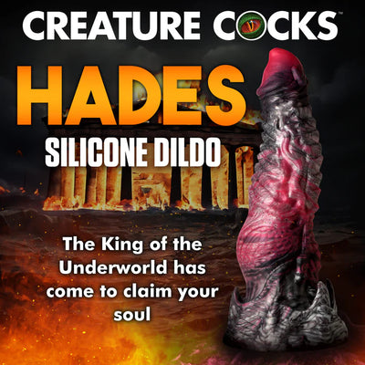 HADES SILICONE DILDO - LARGE - The King of the Underworld had come to claim your soul