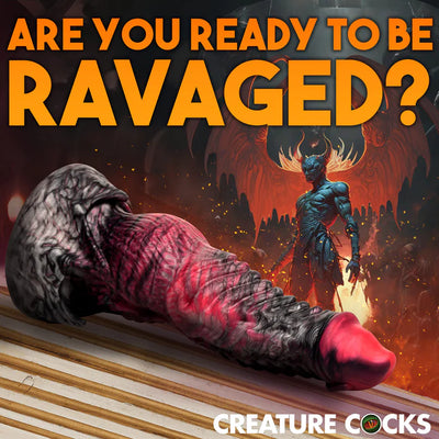 HADES SILICONE DILDO - LARGE - Are you ready to be ravaged?