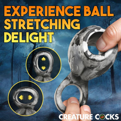 Night Prowler Silicon Penis Sleeve & Ball Stretcher Large