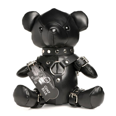 Master Series Black Gimp Plush Teddy Bear