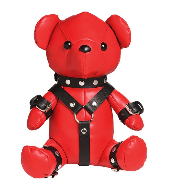 Master Series Red Gimp Plush Teddy Bear