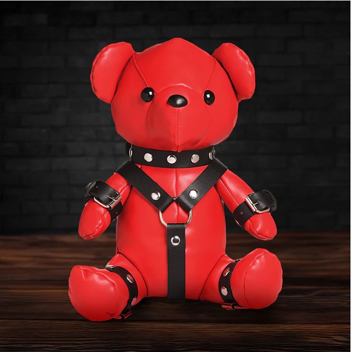 Master Series Red Gimp Plush Teddy Bear