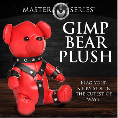 Master Series Red Gimp Plush Teddy Bear