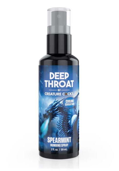 Creature Cocks Spearmint Deep Throat Numbing Spray - 2 oz