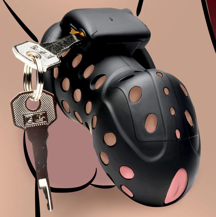 Master Series Lock Down Chastity Cock Cage