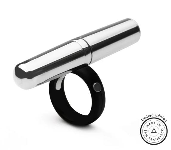 Crave Tease Vibrator Ring - Silver