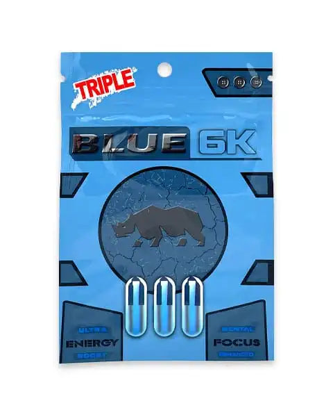 Rhino 69 Triple Blue 6K - 3 Capsules