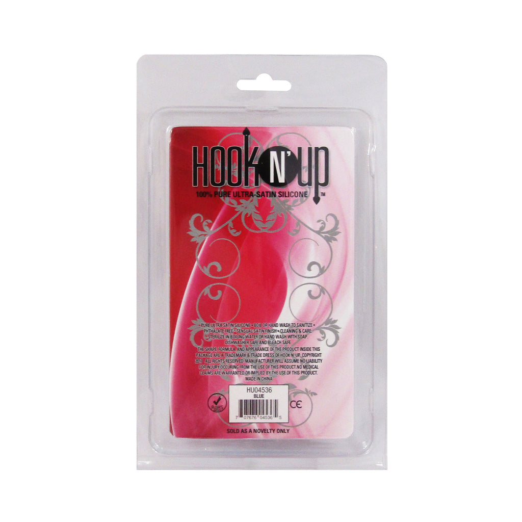 Hook N' Up Medium Anal Plug - Blue