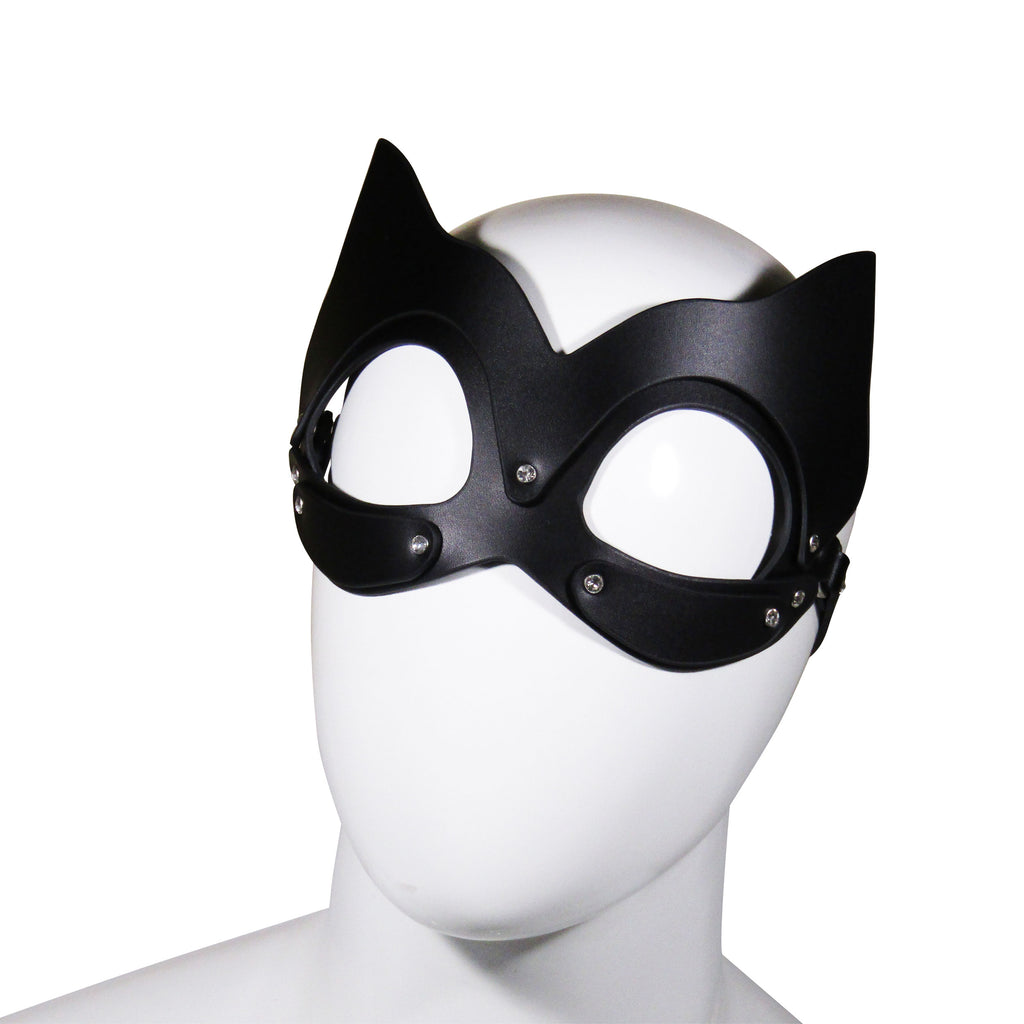 Fetish Pleasure Play Black Cat Mask