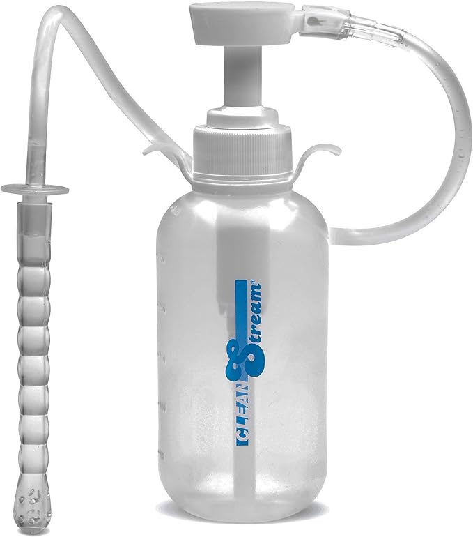 CleanStream Pump Action Enema Bottle with Nozzle