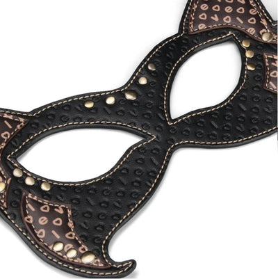 Rebellion Reign Cat Mask in Vegan Leather